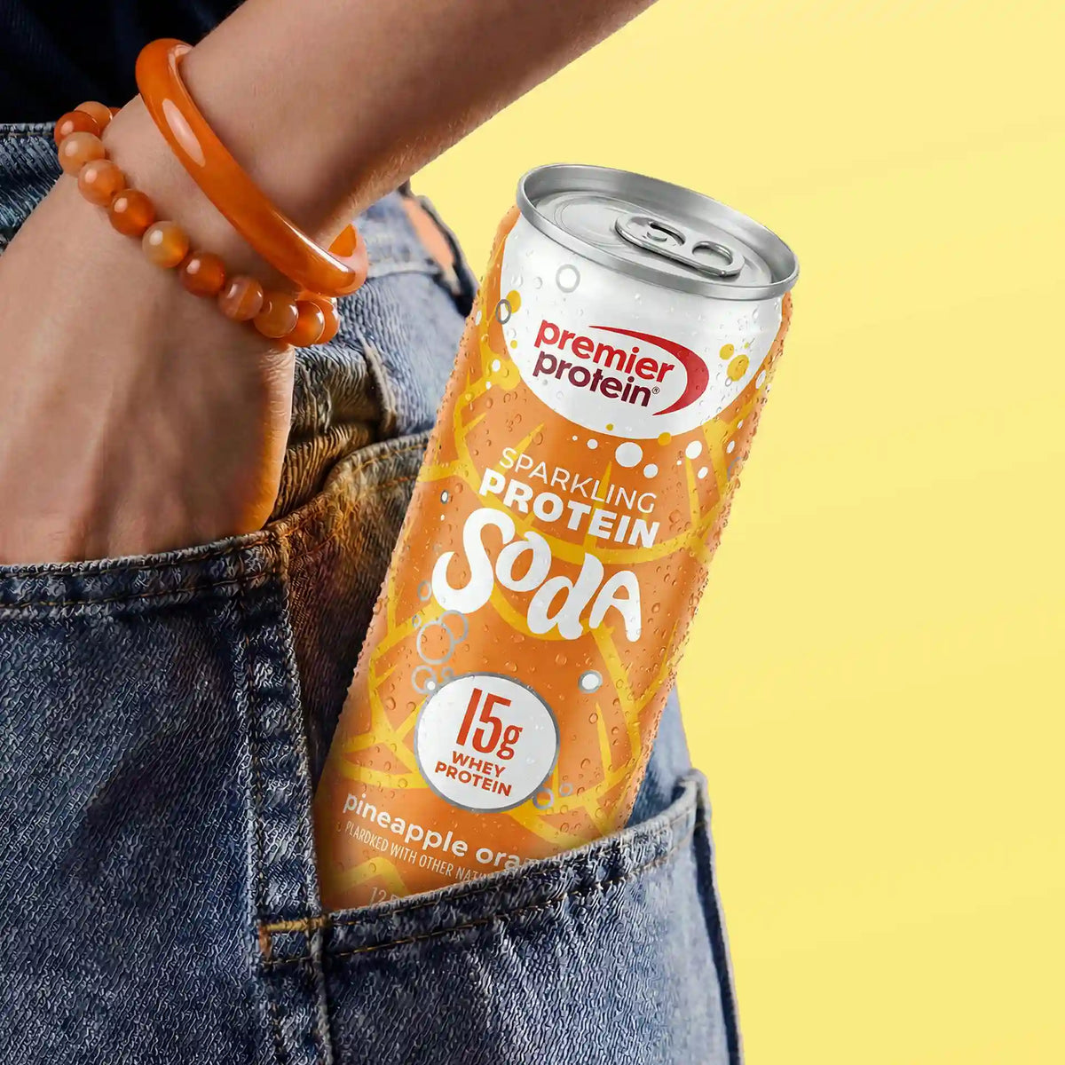 Pineapple Orange Sparkling Protein Soda